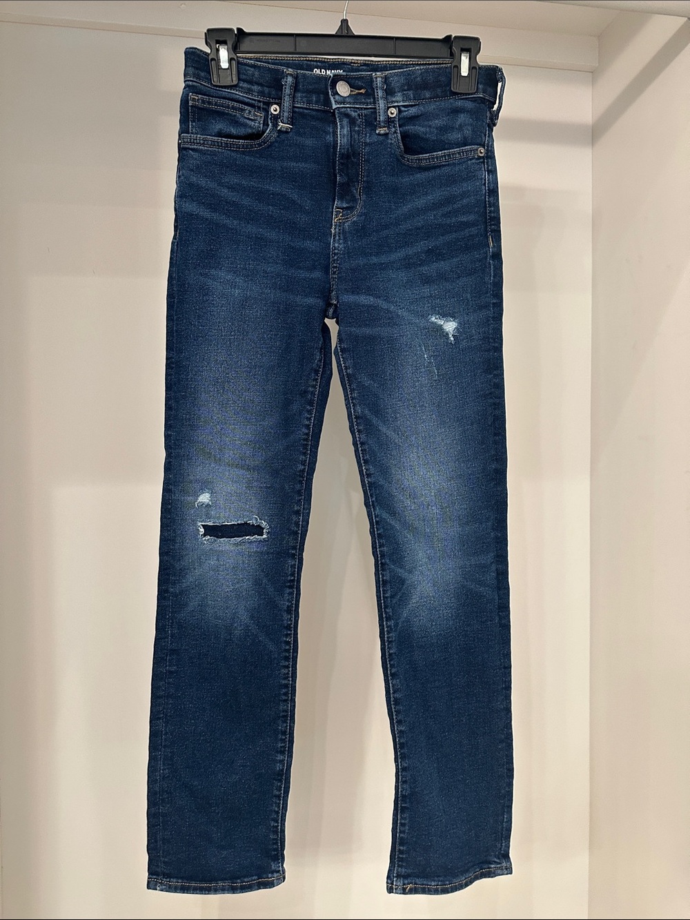 OLD NAVY boys size 12 Dark Blue Slim Fit Jeans. Like new